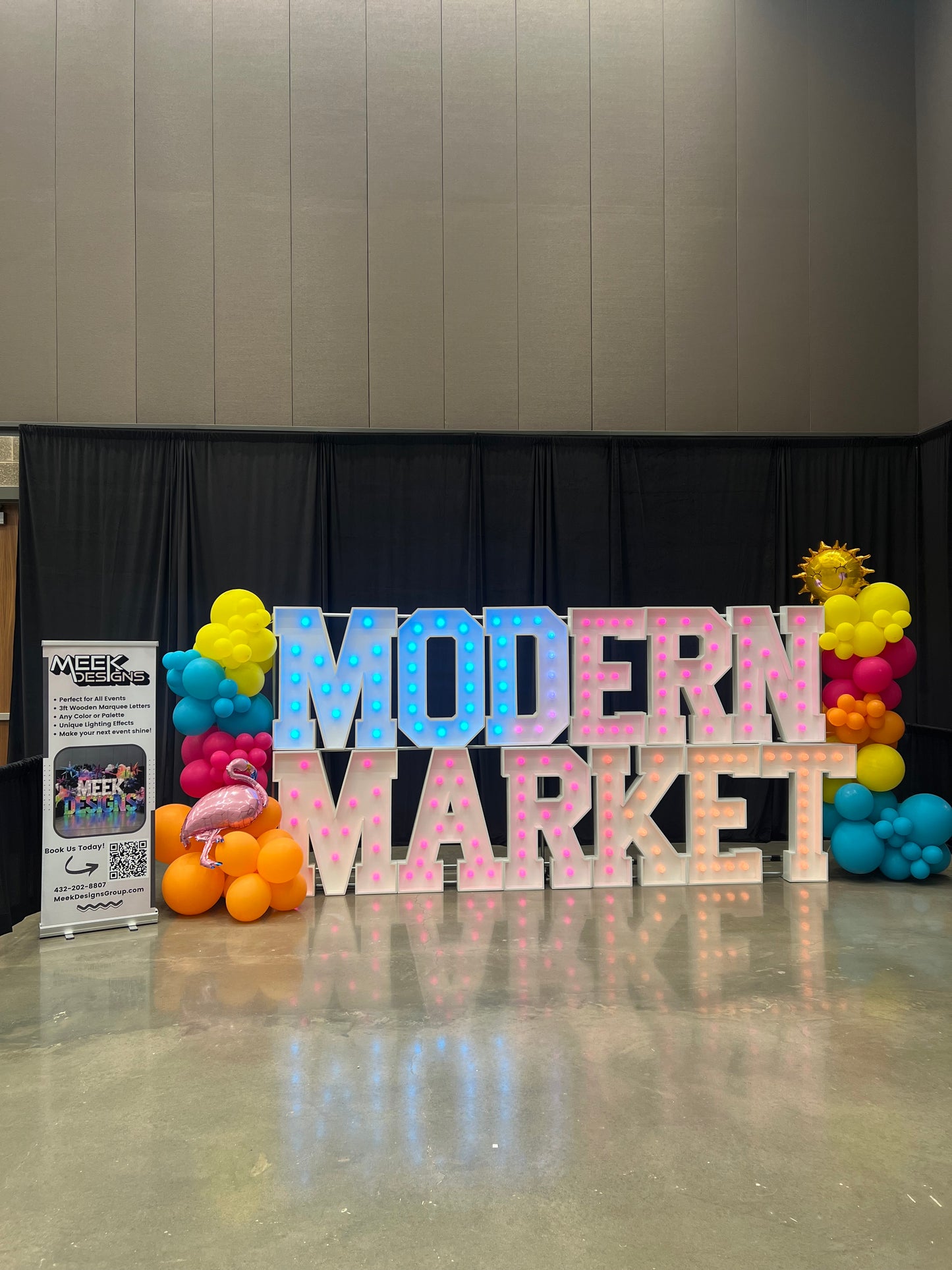 Wooden Marquee Letter Rental Deposit