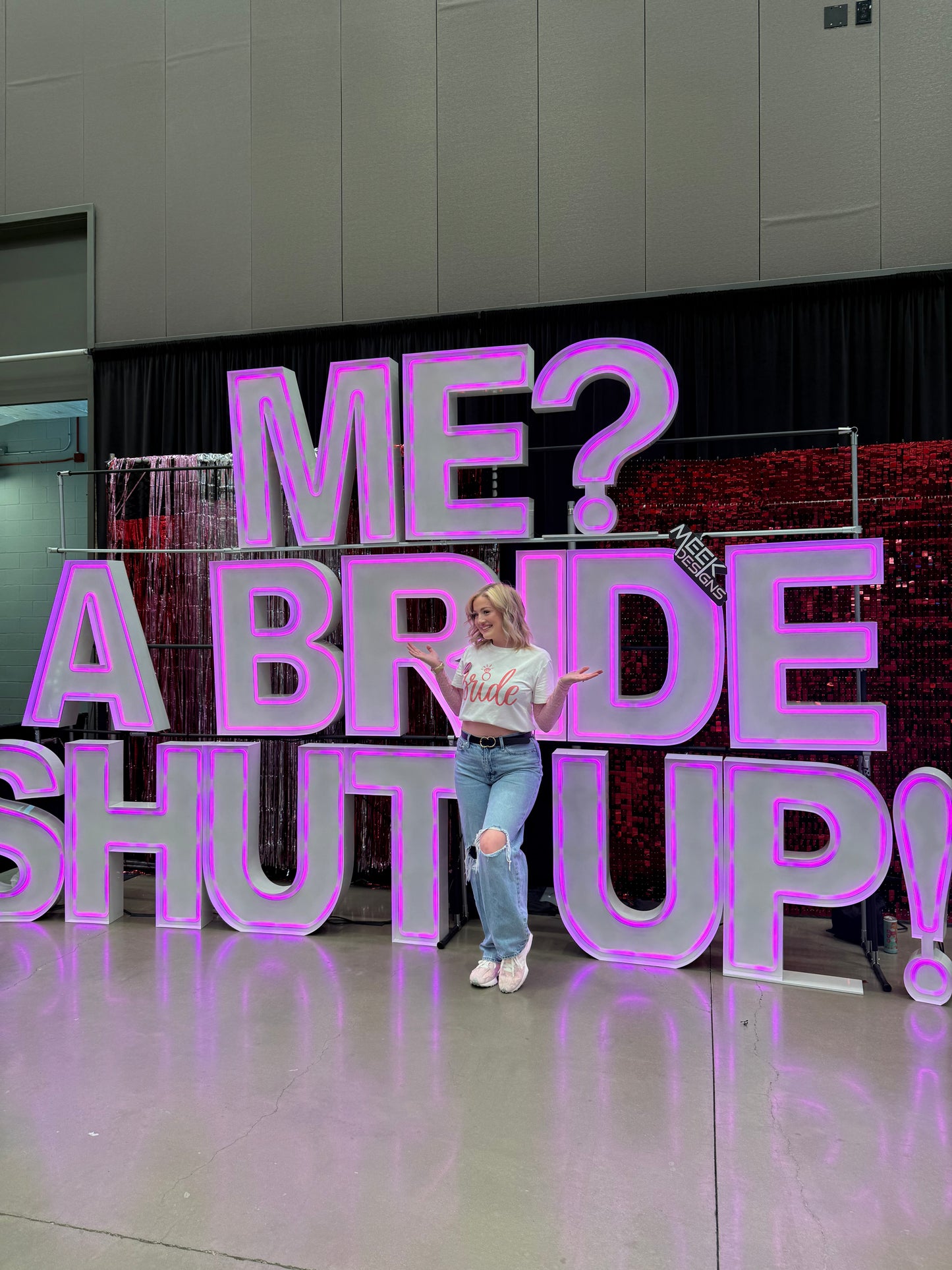 Neon Marquee Letter Rental Deposit
