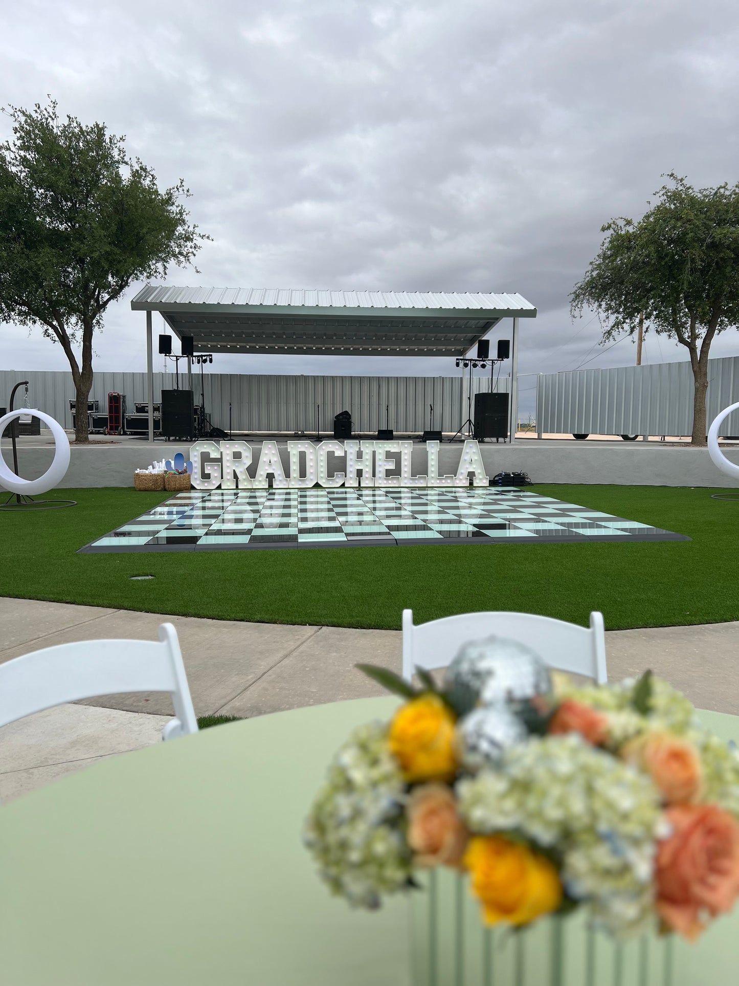 Wooden Marquee Letter Rental Deposit