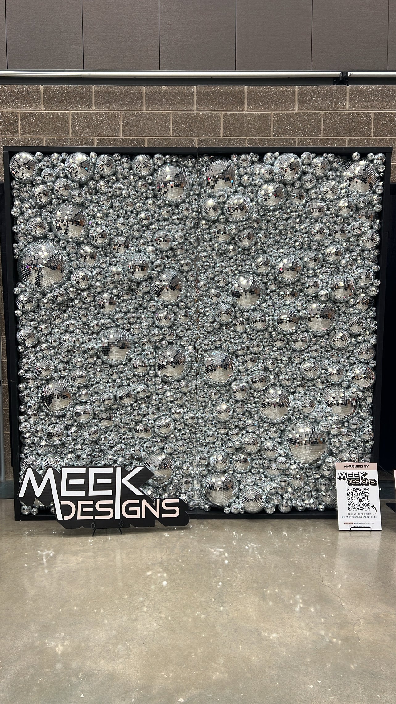 Disco Ball Wall Rental Deposit