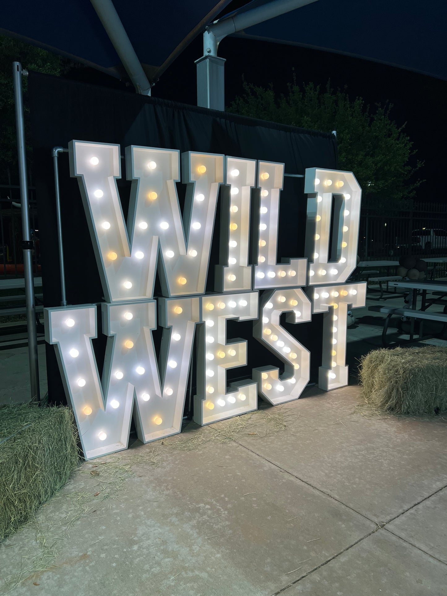 Wooden Marquee Letter Rental Deposit