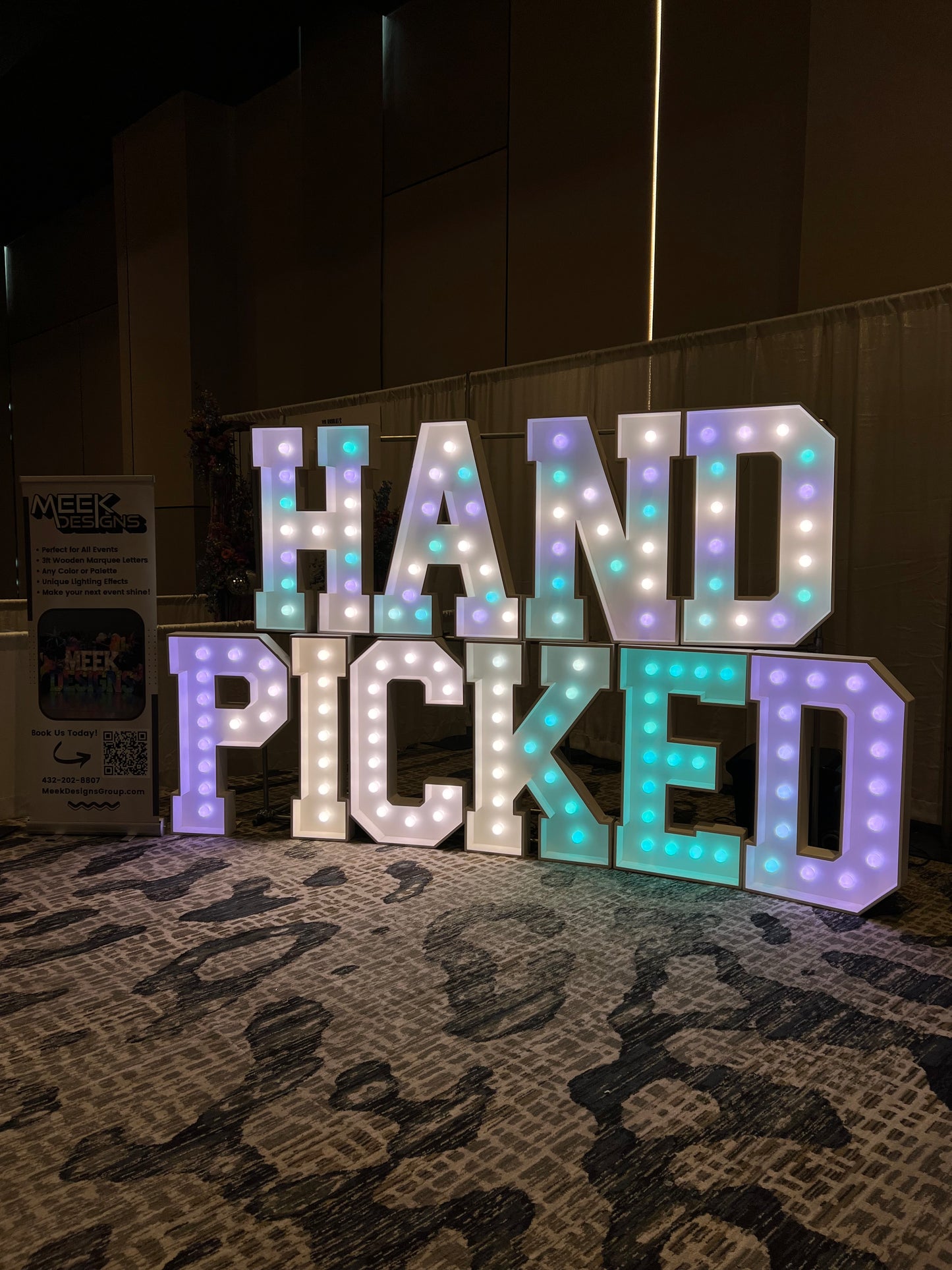 Wooden Marquee Letter Rental Deposit