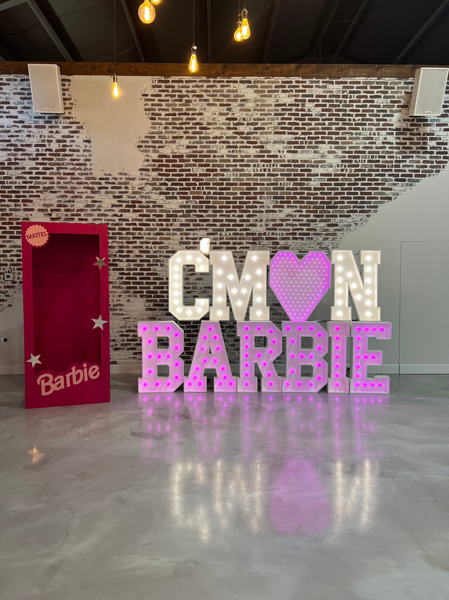 Wooden Marquee Letter Rental Deposit