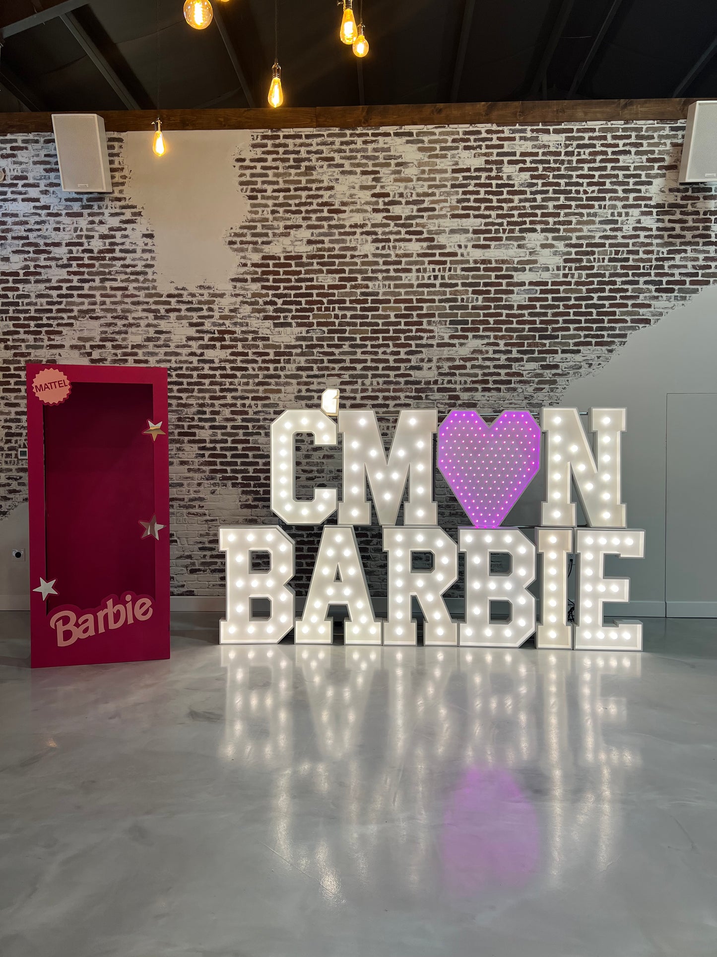Wooden Marquee Letter Rental Deposit