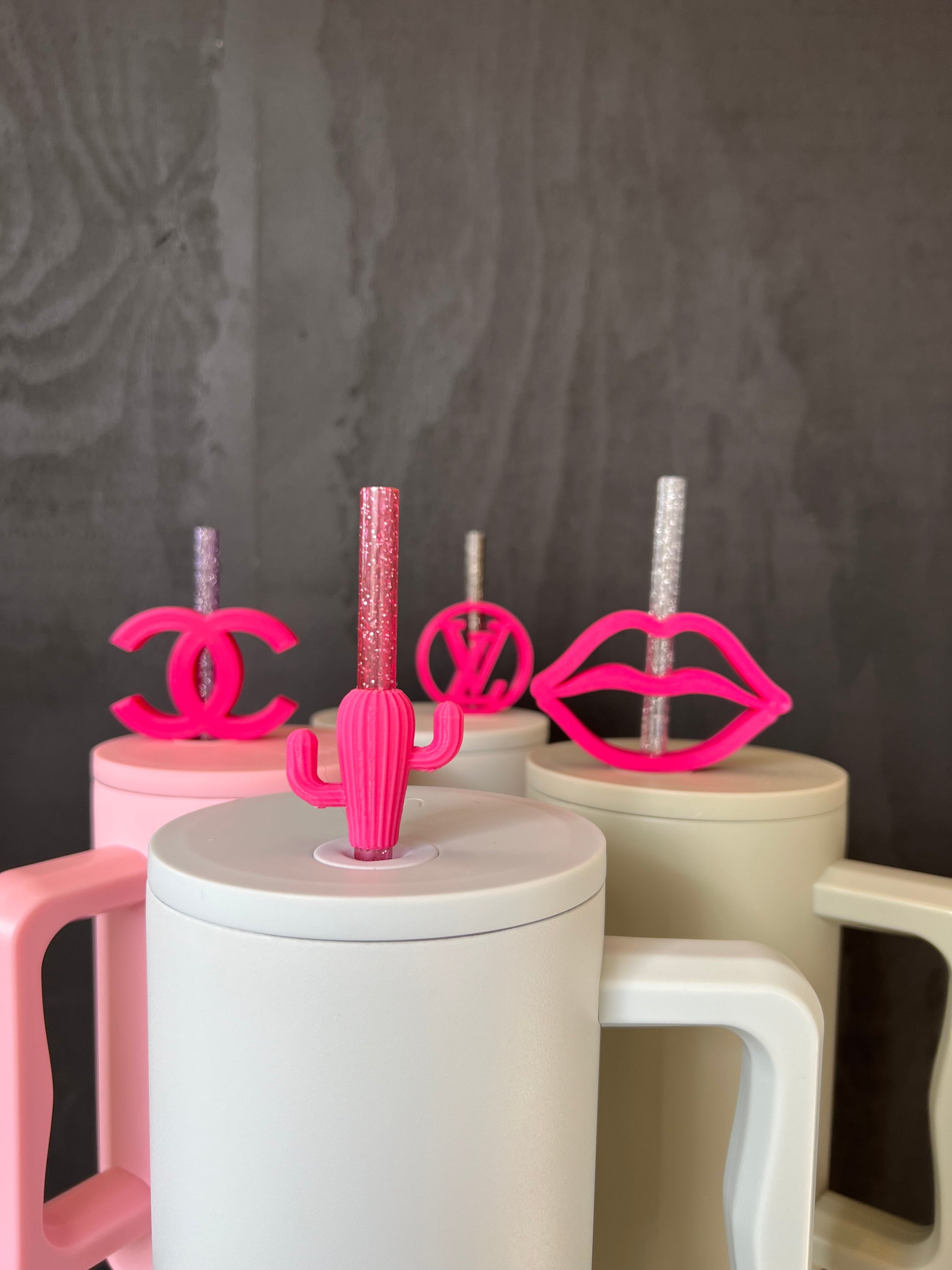 Home & Living :: Designer Inspired Straw Toppers